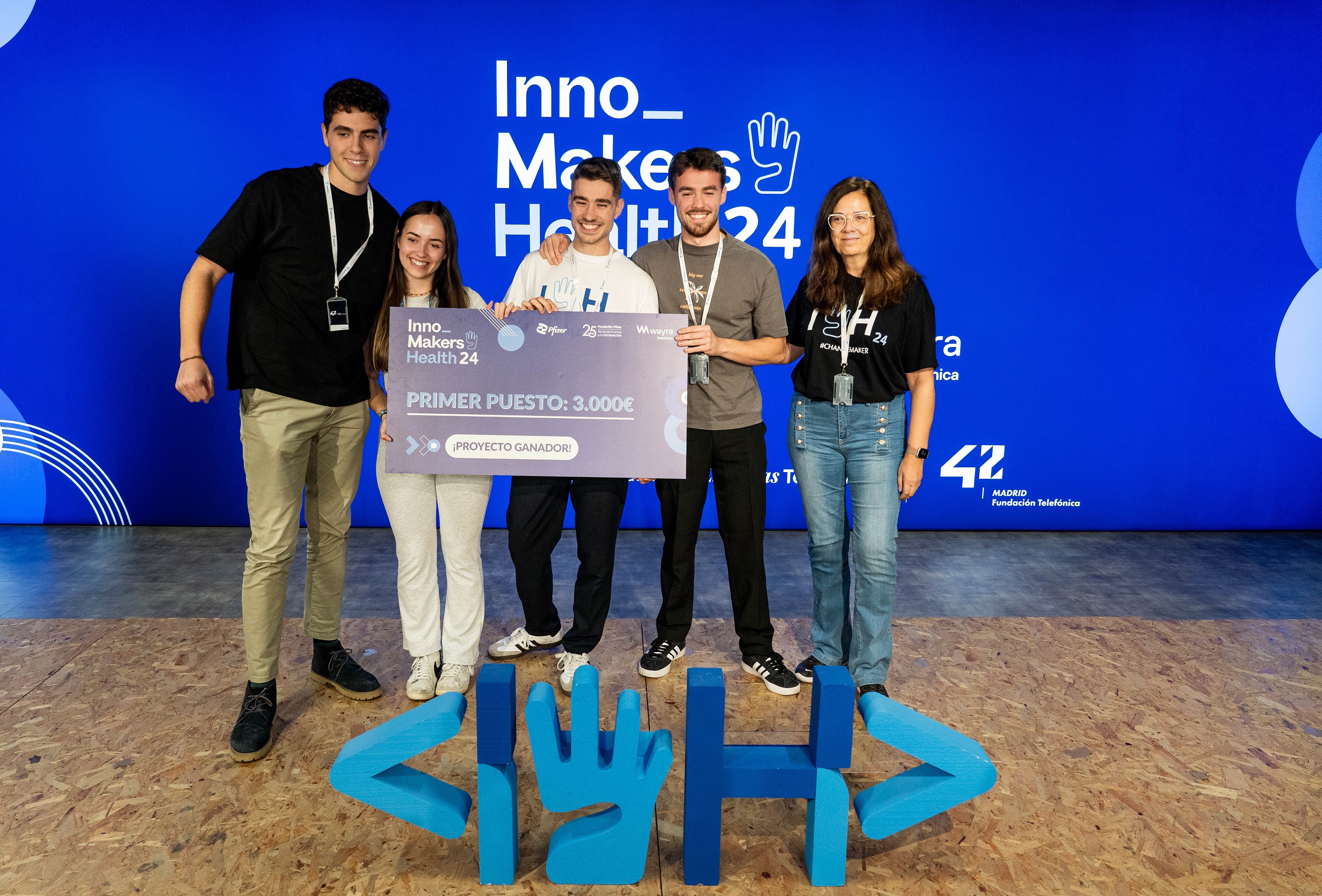 Aeris, ReCero y Acté se alzan con el premio de la sexta edición de Innomakers4Health de Pfizer, Fundación Pfizer y Wayra